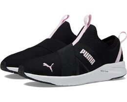 PUMA: Чёрные кроссовки 