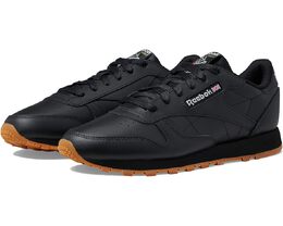 Reebok: Чёрные кроссовки Classic Leather