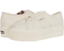 Superga: Белые кроссовки 