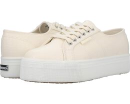 Superga: Белые кроссовки 