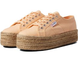 Superga: Оранжевые кроссовки 