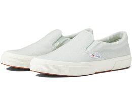 Superga: Зелёные кроссовки 