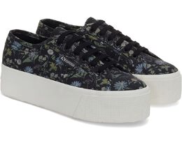 Superga: Тёмные кроссовки 