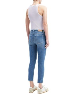 7 For All Mankind: Голубые джинсы  Roxanne