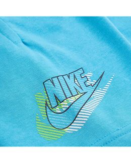 Nike: Голубые шорты 