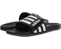 Adidas: Чёрные сандалии  Adilette