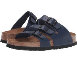 Birkenstock: Синие сандалии  Birko Flor