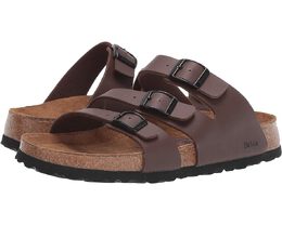 Birkenstock: Коричневые сандалии  Birko Flor