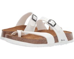 Birkenstock: Белые сандалии  Birko Flor