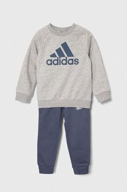 Adidas: Серый костюм 