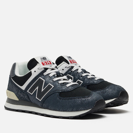 New Balance: Чёрные кроссовки 