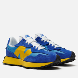 New Balance: Синие кроссовки 