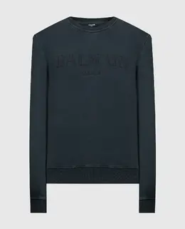 Balmain: Чёрный свитшот 