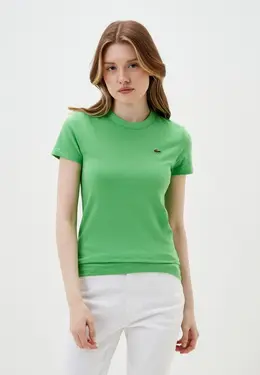 Lacoste: Зелёная футболка 