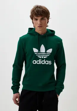 adidas Originals: Зелёная толстовка 