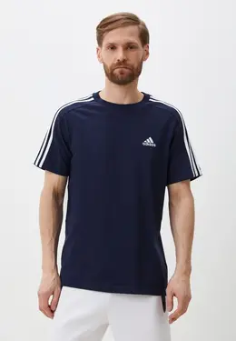 adidas: Синяя футболка 