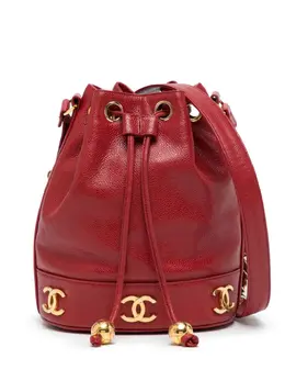 CHANEL Pre-Owned: Красная сумка 