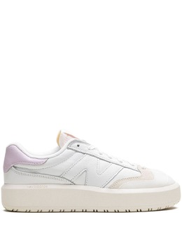 New Balance: Белые кроссовки 