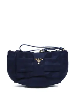 Prada Pre-Owned: Чёрный клатч