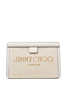 Jimmy Choo: Бежевый клатч 