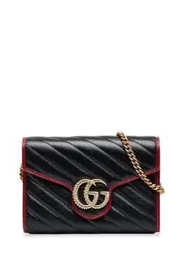 Gucci Pre-Owned: Чёрный кошелёк