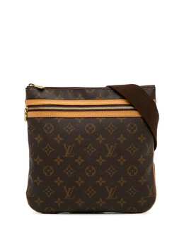 Louis Vuitton Pre-Owned: Коричневая сумка через плечо