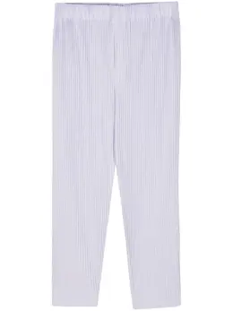 Homme Plissé Issey Miyake: Фиолетовые брюки 