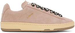 Lanvin: Розовые кроссовки  Curb