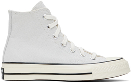 Converse: Серые кроссовки  Chuck 70