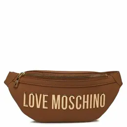 LOVE MOSCHINO: Коричневая сумка 