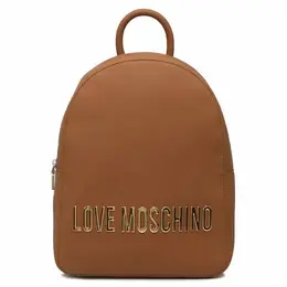 LOVE MOSCHINO: Коричневый рюкзак 