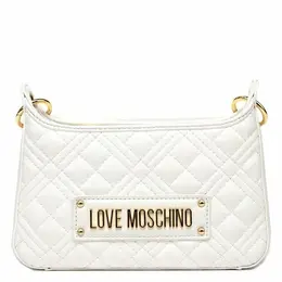 LOVE MOSCHINO: Белая сумка 