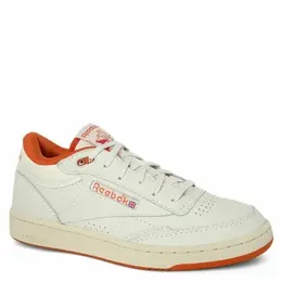 Reebok: Светлые кроссовки  Club C Mid II Vintage