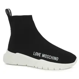 LOVE MOSCHINO: Чёрные кроссовки 