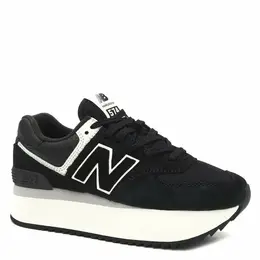 New Balance: Чёрные кроссовки 