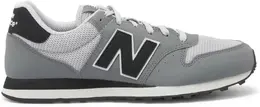 New Balance: Серые кроссовки  500