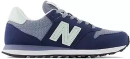 New Balance: Синие кроссовки  500