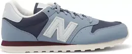 New Balance: Синие кроссовки  500