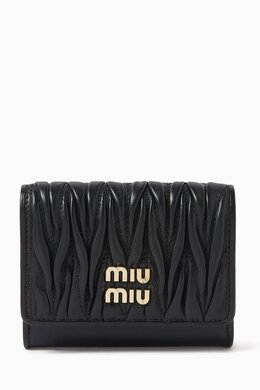 Miu Miu: Чёрный картхолдер