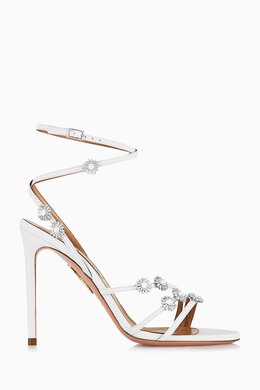 Aquazzura: Белые сандалии