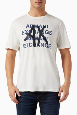 Armani Exchange: Хлопковая футболка