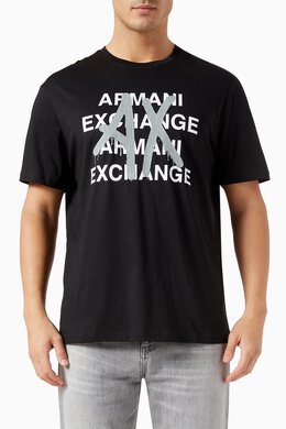 Armani Exchange: Хлопковая футболка