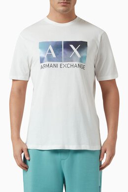 Armani Exchange: Хлопковая футболка