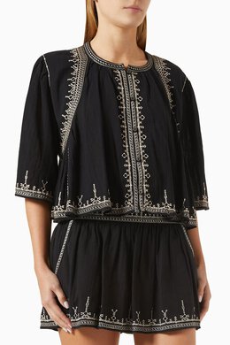 Isabel Marant Etoile: Хлопковый топ