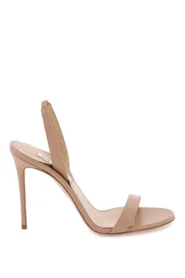 Aquazzura: Прозрачные сандалии So Nude