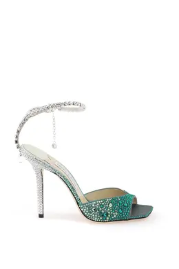 Jimmy Choo: Зелёные сандалии  Saeda 100