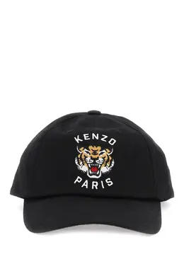 Kenzo: Чёрная кепка  Tiger