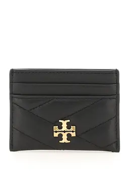 Tory burch: Чёрный картхолдер Kira Chevron