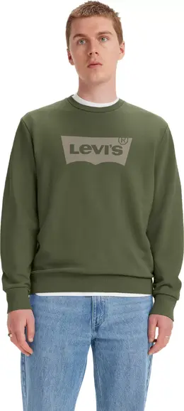 Levi's: Зелёный свитшот  Standard Graphic