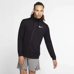 Nike: Чёрная толстовка Dri FIT